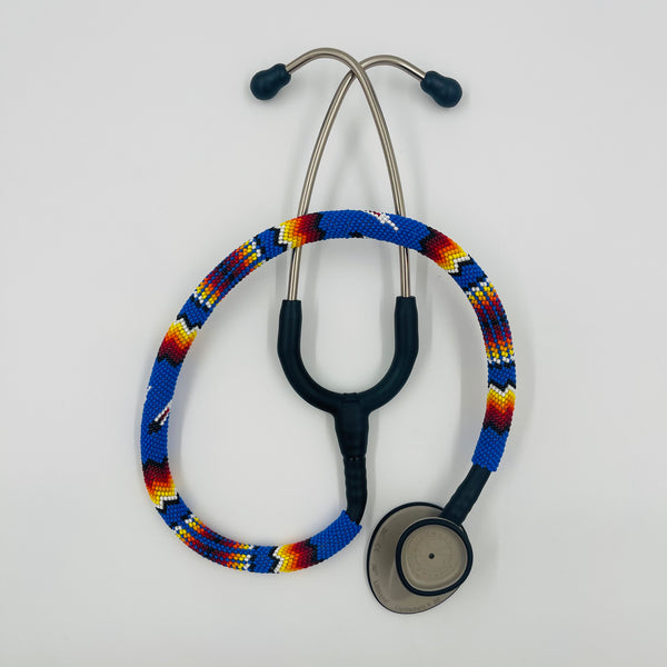 Beaded Stethoscope Dark Blue Littmann Lightweigh