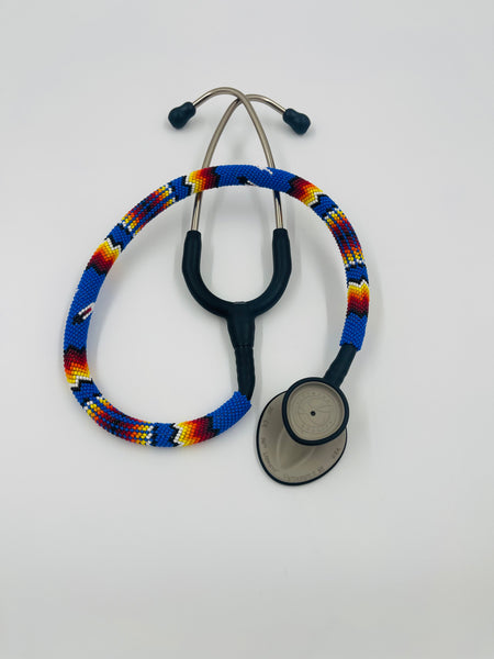 Beaded Stethoscope Dark Blue Littmann Lightweigh