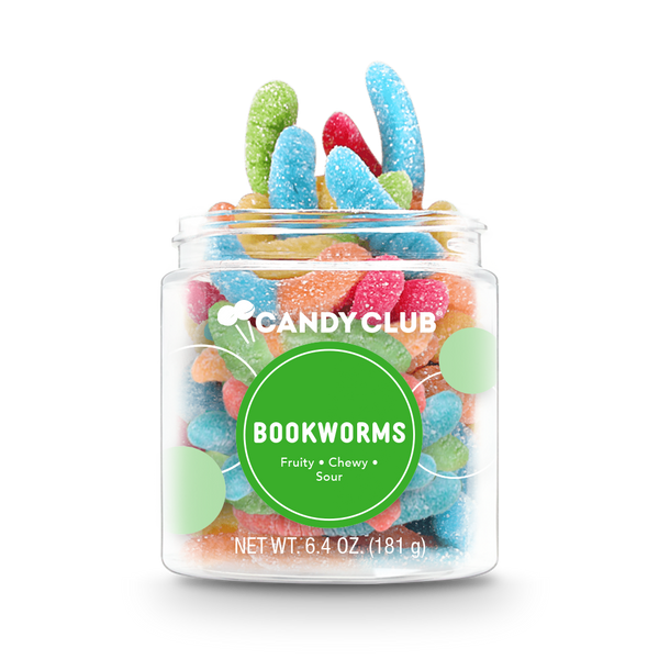 Candy Club - BookWorms: Mini Candy Gummy Worms