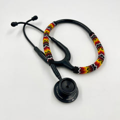 Beaded Stethoscope MDF Black