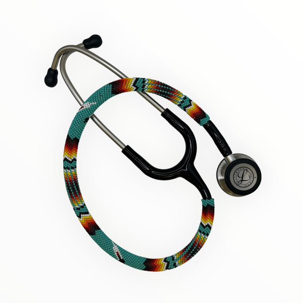 Beaded Stethoscope Littmann Classic III Turq