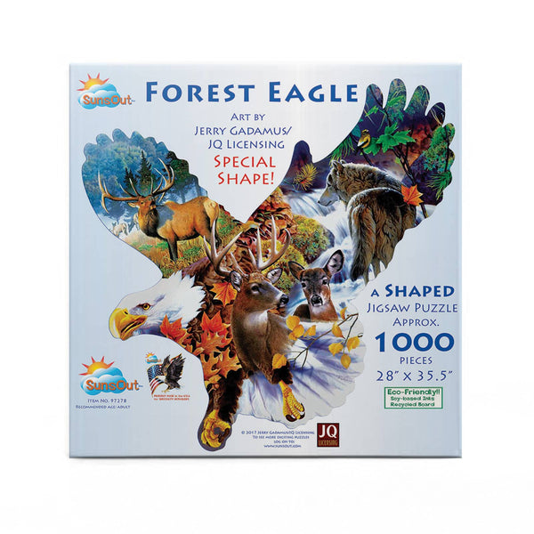 SunsOut - 0829 Forest Eagle Shaped Puzzle