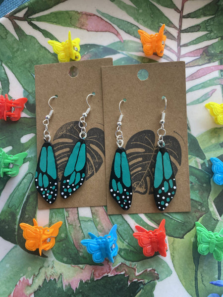 Monstera creations - Blue Butterfly Wings