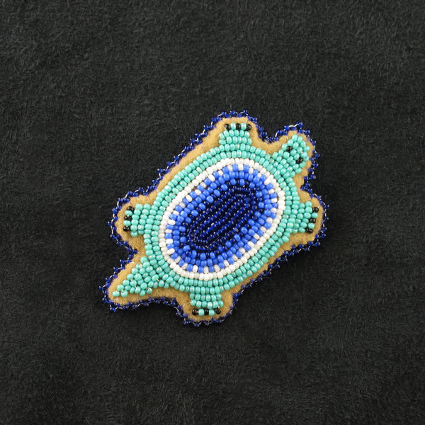 Turquoise Turtle Pin
