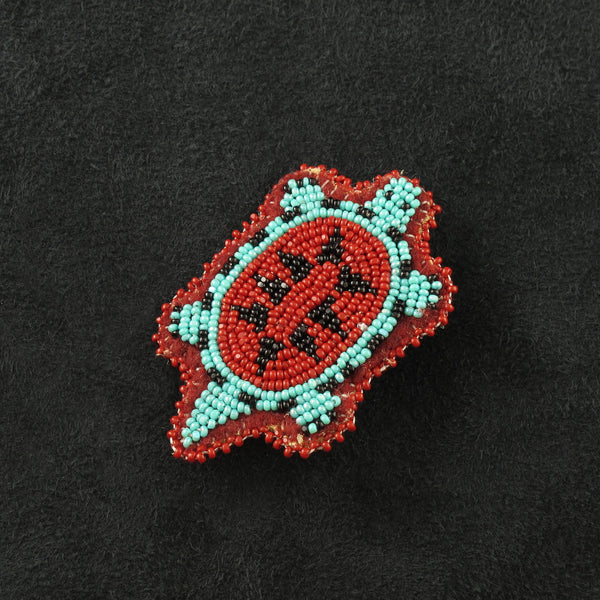 Maroon Turtle Pin