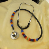 Navajo Beaded Blue Stethoscope