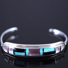 Pink Mother of Pearl Inlay Bracelet