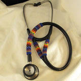 Fire Colored Beaded Stethoscope