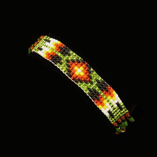 Green Loom Made Bracelet