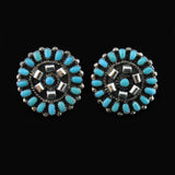 Clip On Turquoise Earrings
