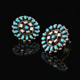 Clip On Turquoise Earrings