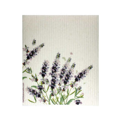 FREE SHIP! Swedish Dishcloth Lavender Flowers