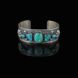 5 Stone Native Turquoise Bracelet