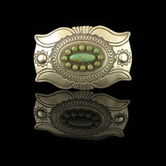 Native Made Turquoise Belt Buckle