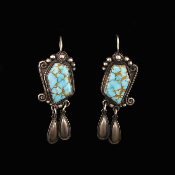 Hand Crafted Turquoise Earrings