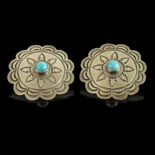 Navajo Concho Style Earrings