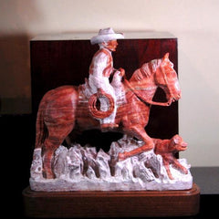 "Rider Brown" Sculpture