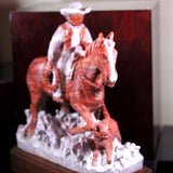 "Rider Brown" Sculpture