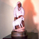 "Girl Goat Brown" Sculpture