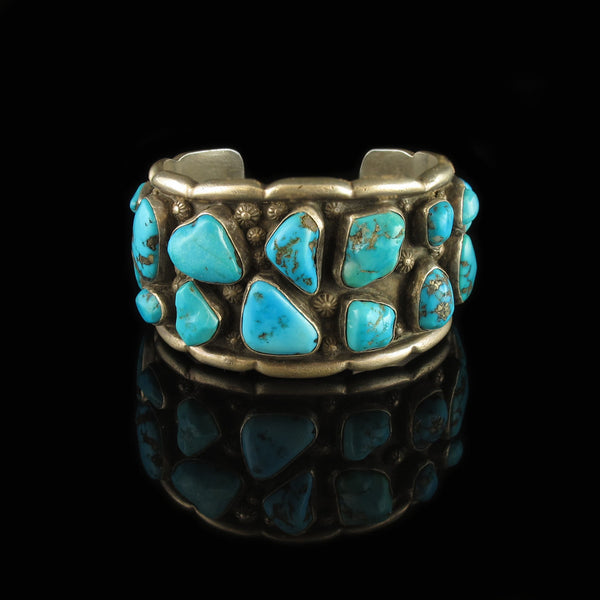 Vintage Multi-Stone Turquoise Bracelet