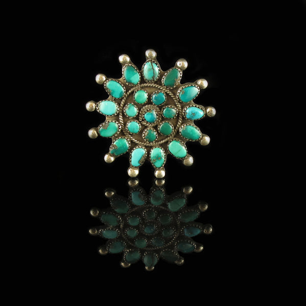 Vintage Turquoise Pin