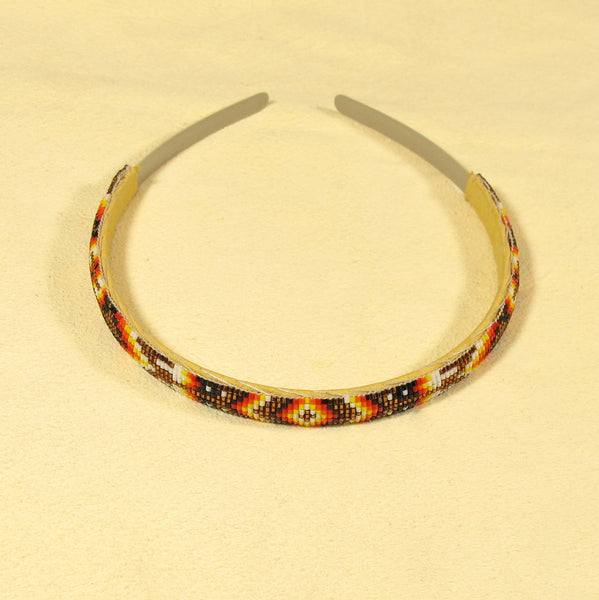 Copper Beaded Head Band