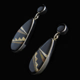 Geometric Onyx Earrings