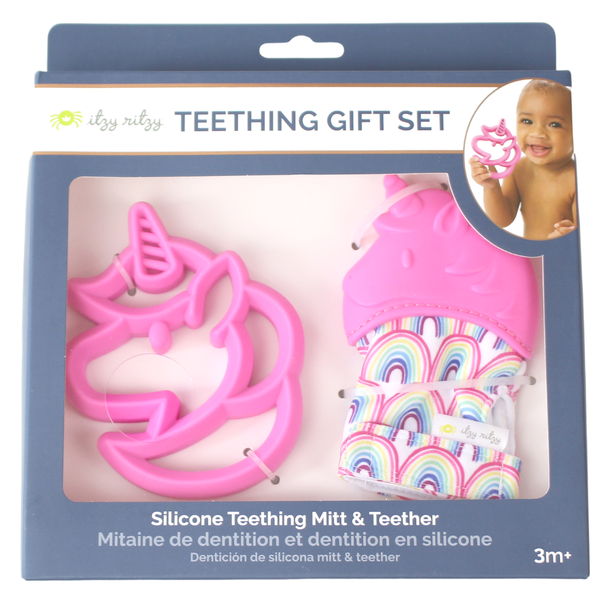 Itzy Ritzy - *SPECIAL BUY* Unicorn Teething Mitt & Teether Gift Set