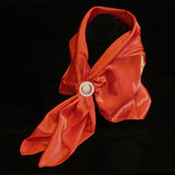 Satin Scarf Red