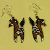 Prancing Pony Antler Earrings