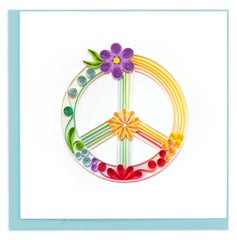 Quilling Card - Peace Sign