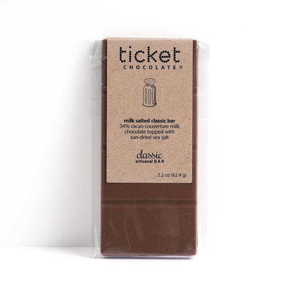 Artisan Chocolate Bars - Classic Bars - Chocolate Candy Gift: Milk Salted