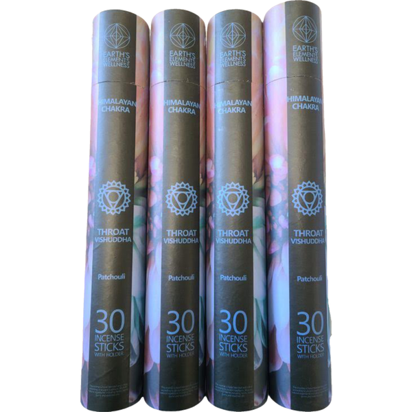 Earth's Elements - Refill - Himalayan Throat Chakra-Patchouli - 4 tubes